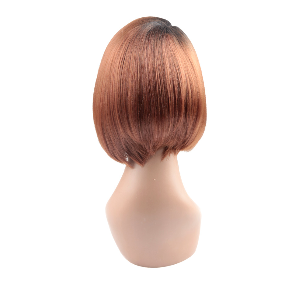 2021 High Temperature Fiber Silky Ladies Synthetic Wig Synthetic Bob Lace Front Wig Heat Resistant Synthetic Hair Wigs