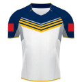 Lèine T Rugby Collared Custom Stripes