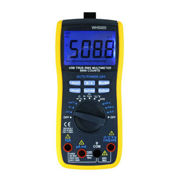 Multimeter with USB Interface, Digital Multimeter, Popular Large Screen Multimeter