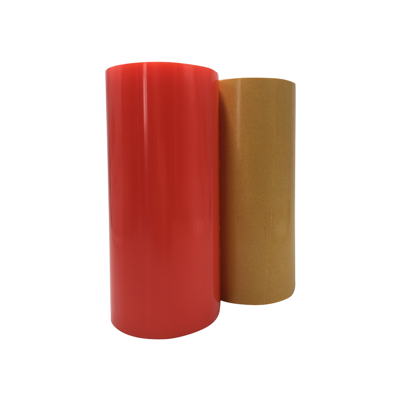 Red Liner Polyester Film Acrylic Adhesive Double Sided PET Tape