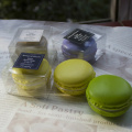 Boîte d'emballage de macaron de boursouflure en plastique transparent simple de Whoesale