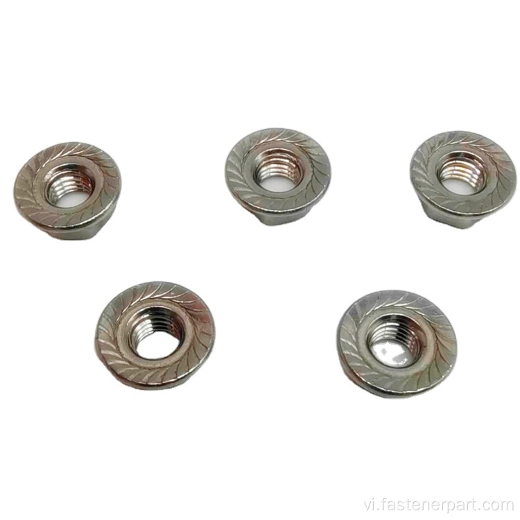 Thép không gỉ Din6923 Hex Flang Nut