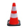 45cm mềm PVC cảnh báo giao thông đường bộ nón