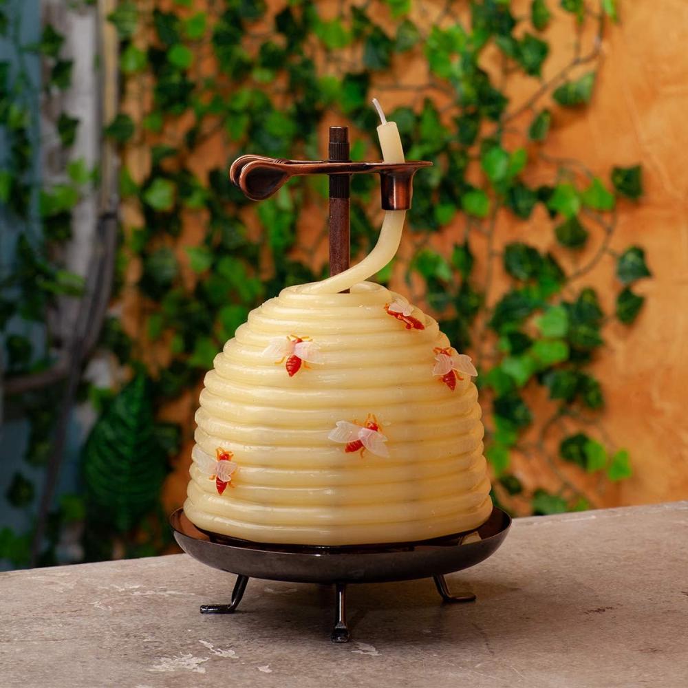 70-Hour Beehive Pure Beeswax Candles for Home Lighting