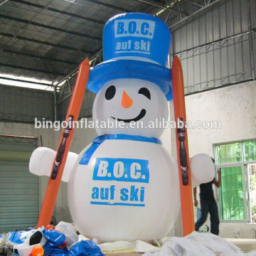 inflatable printing snow man,Christmas inflatables