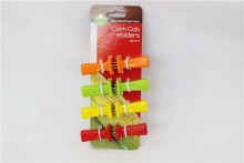 colorful corn cob holder
