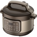 5.5L dual-hat cooker good quality kitchen electric multi pressure cooker Hot pot Steamer brown