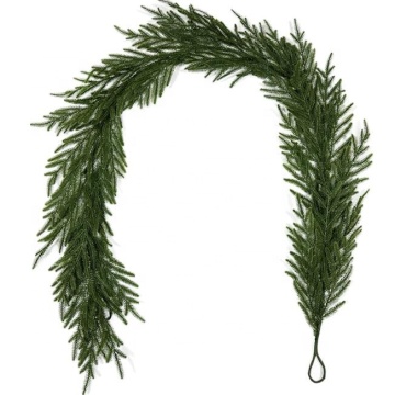 Hot Sale 180cm Soft PVC Christmas Pine Garland for Home Decor