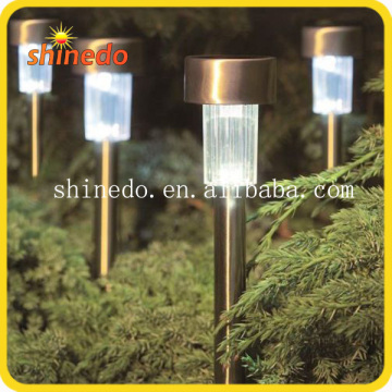 company supplier solar stainless steel lawn lamp