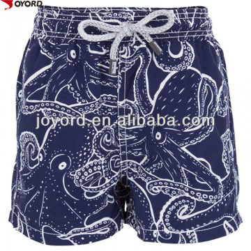 Dye Sublimation Navy Octopus Printing Custom Board Short