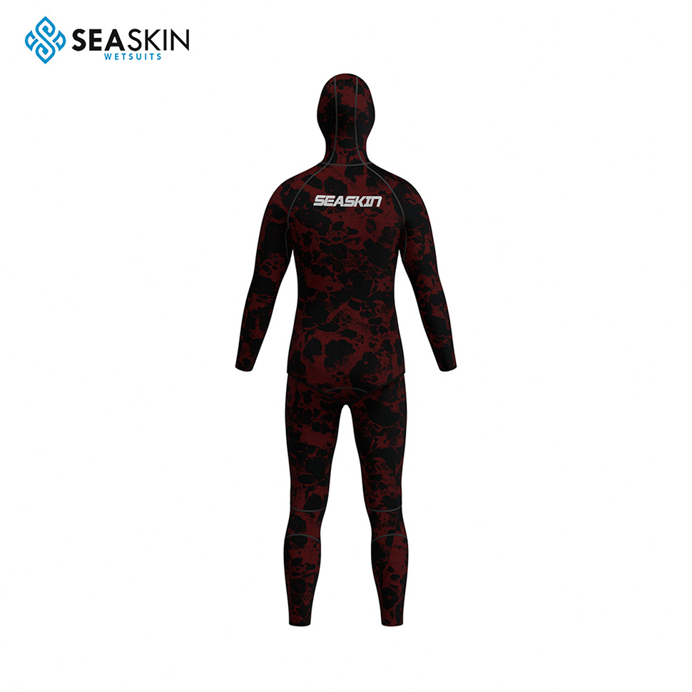 Impression personnalisée Seaskin Men de camouflage 3 mm Spearfishing wetsousses