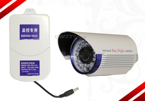 Ac220v 50 / 60hz 0.2a Short - Circuit - Protection Cctv Camera Power Adapter Cee-cps413b