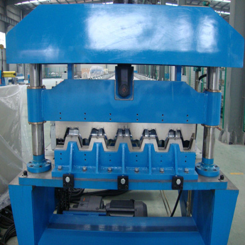 Lantai Decking Roller Forming Machine otomatis