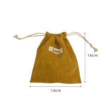 Colorful Drawstring Pouch: Cloth Bag for Jewelry, Corduroy Drawstring Bag, Organza Bag Gift Pouch