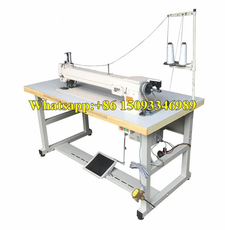 Long arm walking foot handbag lockstitch sewing machine/industrial sewing machine for mattress cushion trademark