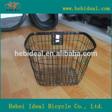 high quality Bicycle front basket/bicycle accessory/baskets for bicycle\Steel Basket