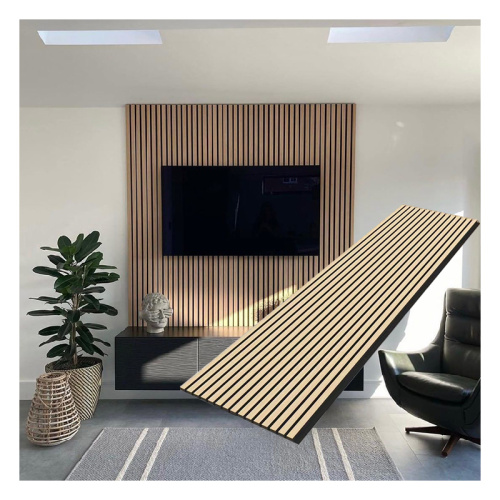 Noise Reduction Acoustic Wood Wall Panel Durable MDF Board