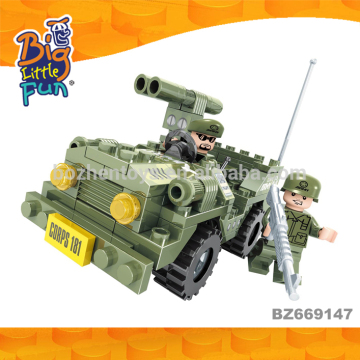 2017 new product military vehicle toys play set building block army toys for kids