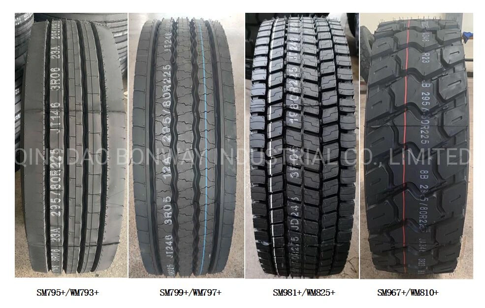 Wider Tread Truck Tyres /TBR Tyres/Bus Tyres/Tubless Tyres 295/80r22.5 315/80r22.5 385/65r22.5/ 295/75r22.5