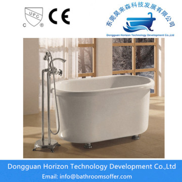 Clawfoot standing bathtub acrylic tub