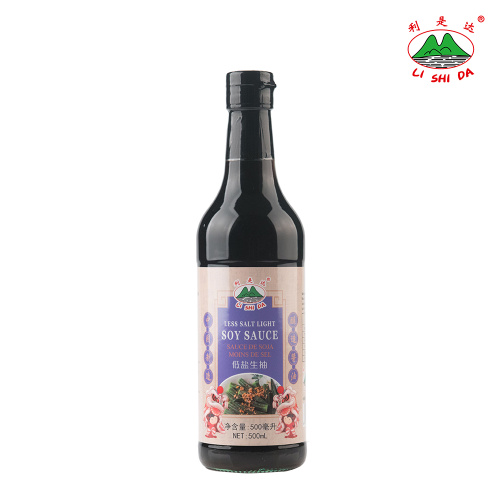 Sauce soja légère moins de sel 500ML