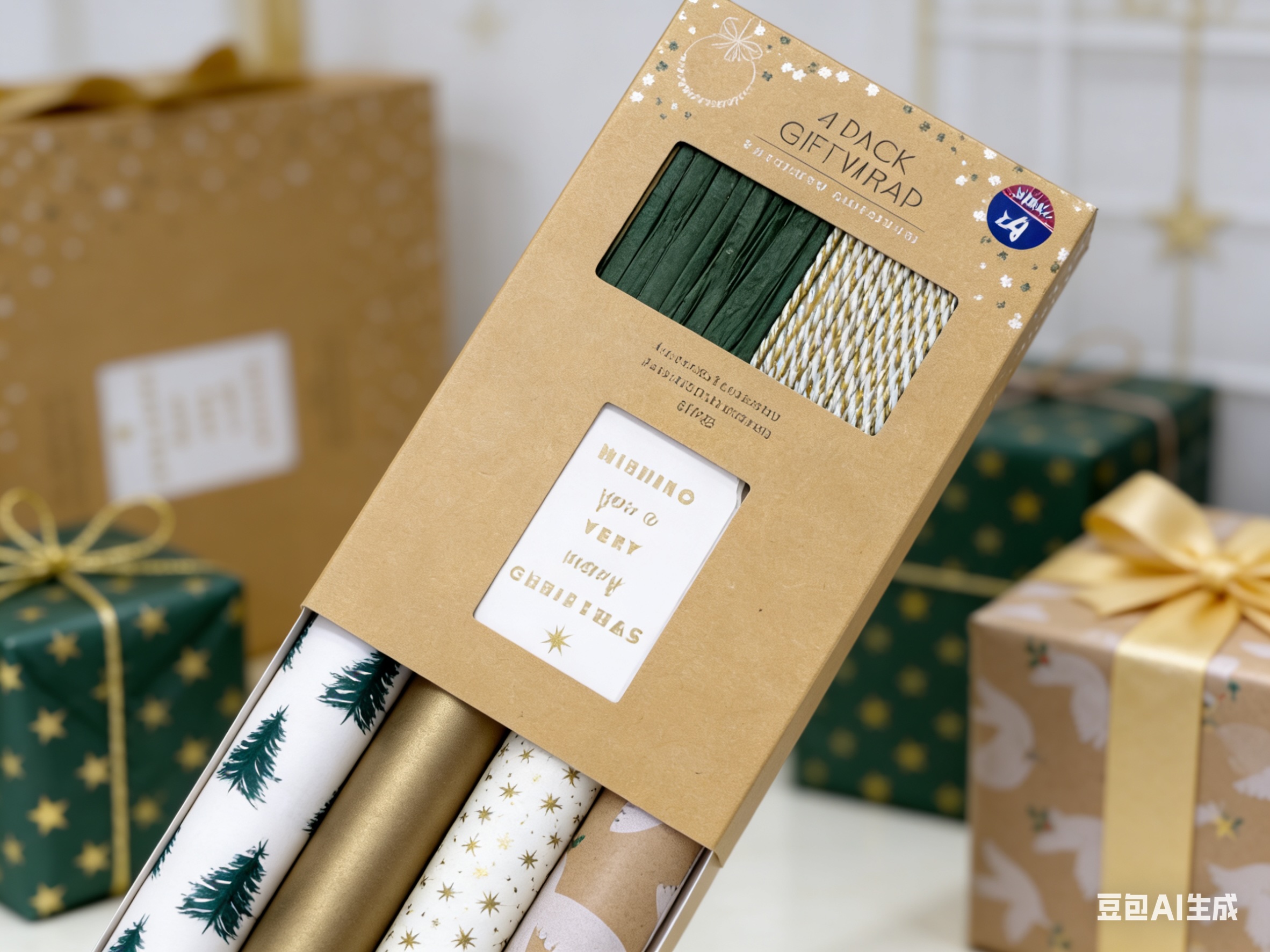 Hârtie de ambalaj minimalistă elegantă pentru cadou