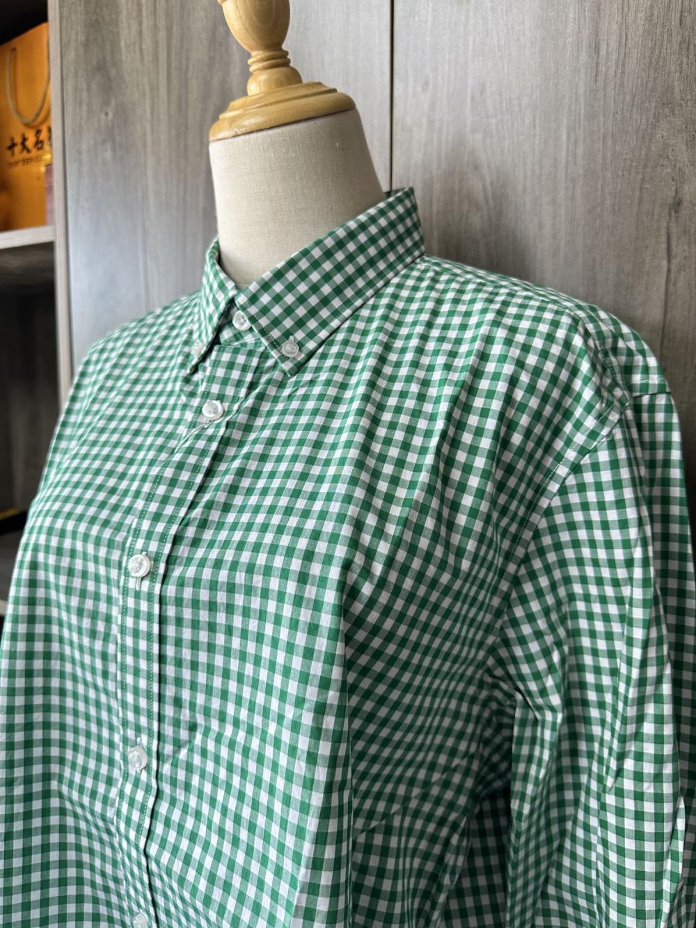 Hot Sale 100% Cotton Plaid Casual Shirt