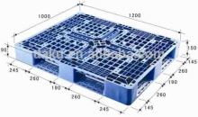 1200*1000mm Plastic Double faced Shipping Pallet