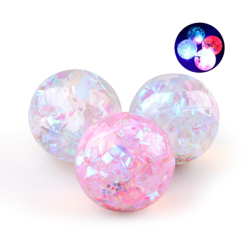 6.5cm Light Up Halloween Squeeze Toy, 1 Dollar Item Trading, Tree Items Supplier, Soft Stress Ball