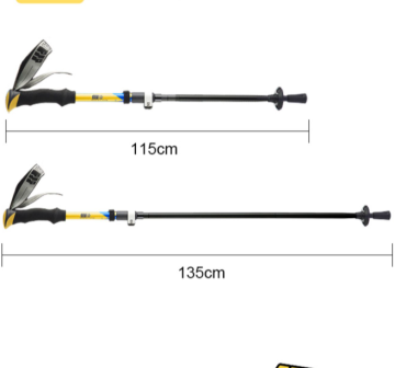 Collapsible Trekking Poles for Lightweight Hiking and Backpacking