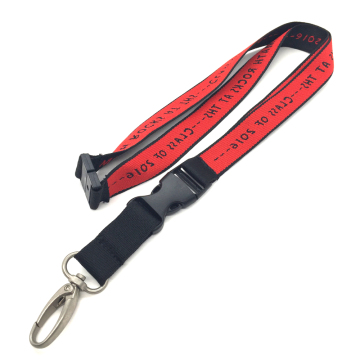 Free Sample Jacquard Polyester Lanyard for Promotion