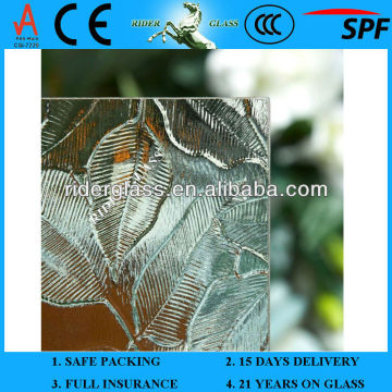 3-8mm Hibiscus Figured Glass