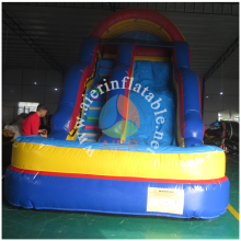 2017 Aier PVC inflatable slide with water pool/inflatable water slide/inflatable pool slide