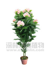 artificial hydrangea/silk laurustinus