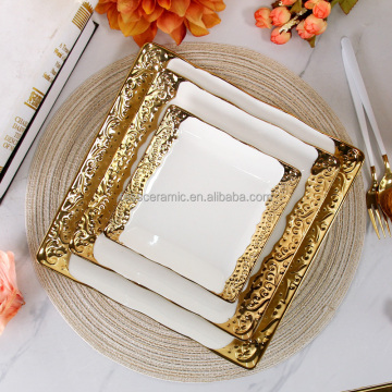 Wholesale Ceramic Tableware Sets: 10 Inch Dinner Plates and 8 Inch Breakfast Plates