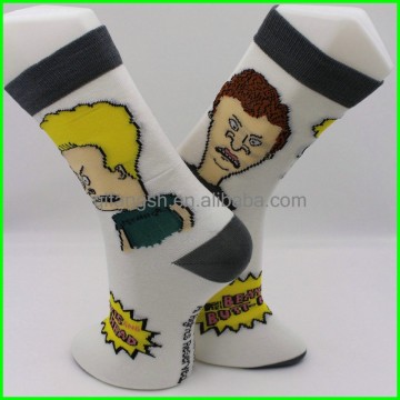 knitted character crew socks