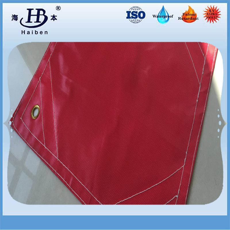 PVC coated fiberglass flame retardant fabric for welding protection