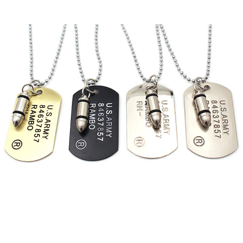 316l Stainless Custom Metal Blank Military Dog Tag