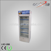 Single glass door upright cooling showcase