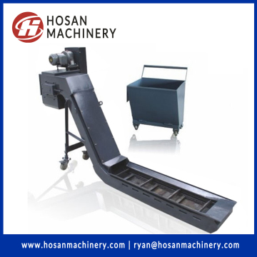 CNC machine permanent scraped type chip conveyor