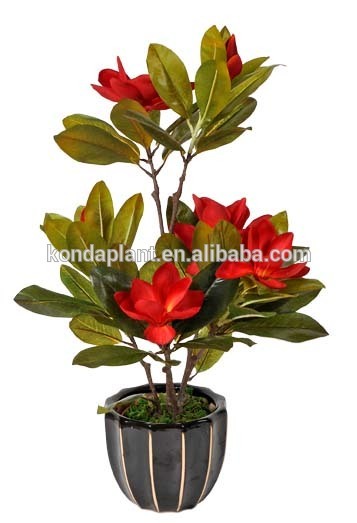 China wholesale artificial flowers decorative artificial flowering bonsai