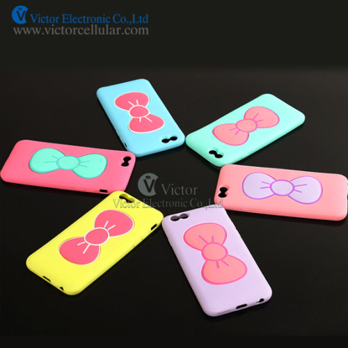 Qute Cellphone Case with Butterfly Design and Kickstand for iPhone6g and 6 Plus