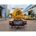 HOWO 4x2 Integrated Tank cleaning suction truck