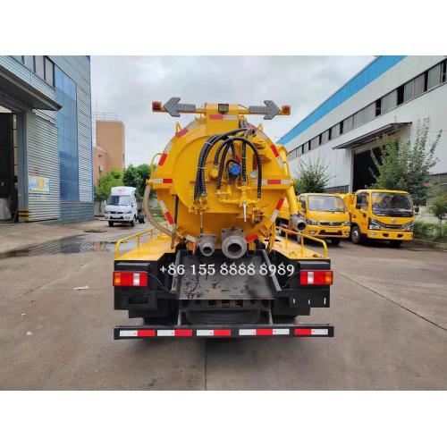 HOWO 4x2 Integrated Tank cleaning suction truck