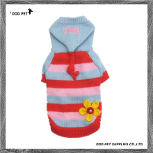 Multi Stripe Dog Hoodie Sweater