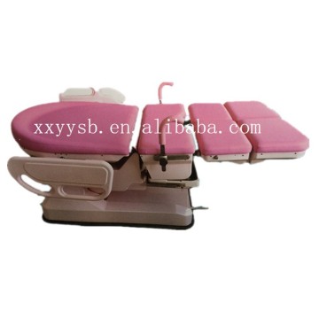 pink multi-functional electric obstetric bed
