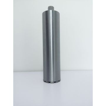 Laser welded wet core drill