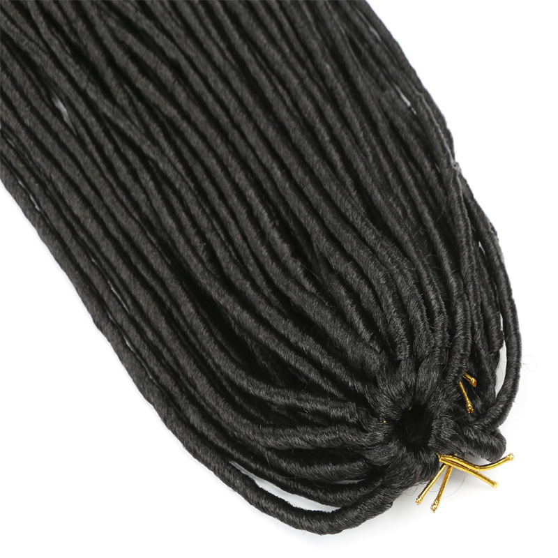 Hot sell  dreadlock  for black women dreadlock hair faux locs in hair Extension crochet straight faux locs