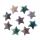 20 mm Stone Star Charm Decoración del hogar Gemstone Star Star Star Decoraciones del hogar hechas a mano del hogar