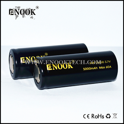 Vapor аккумулятор! ENOOK 26650 5000mah батарея